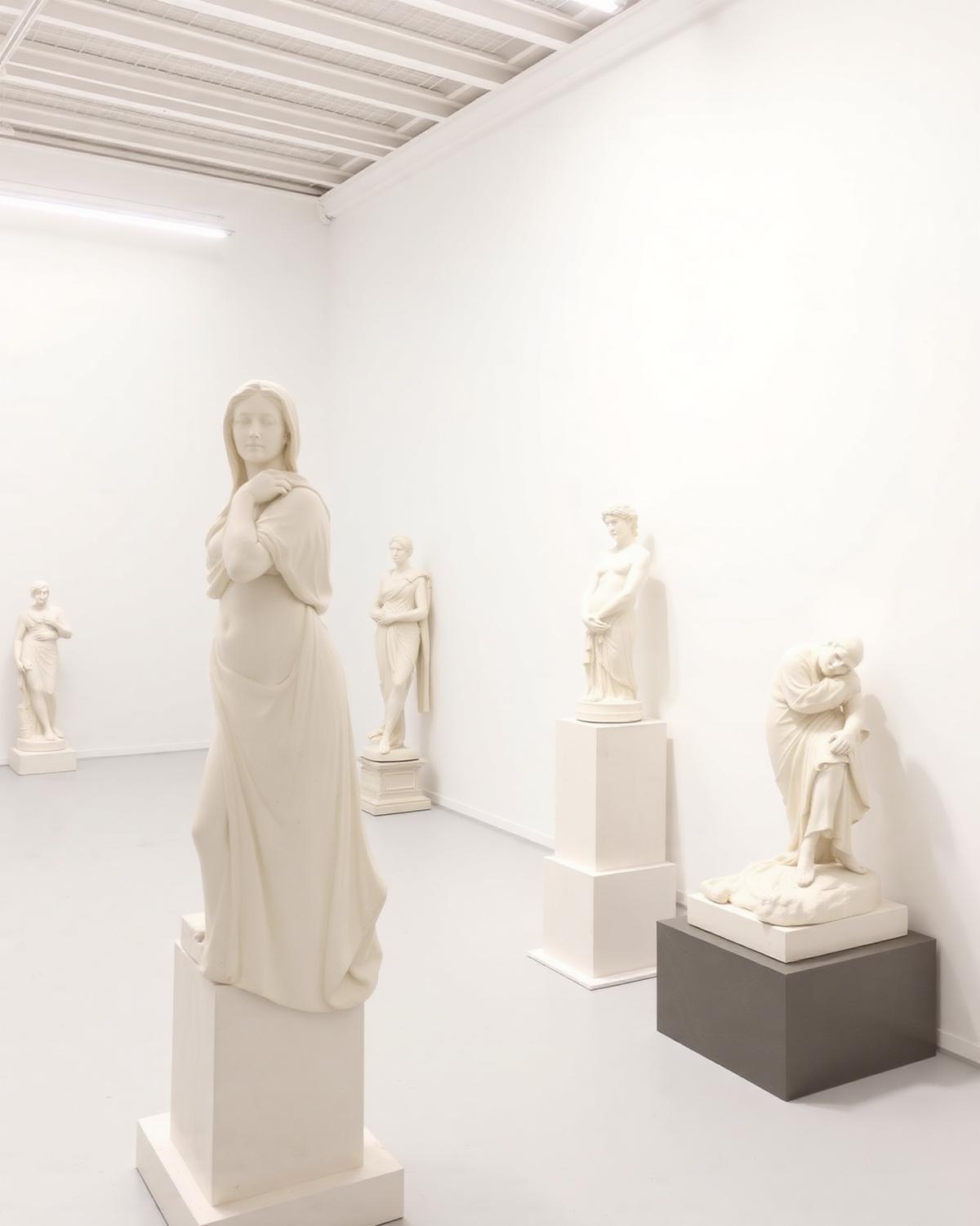 Giulio Paolini nell'atelier